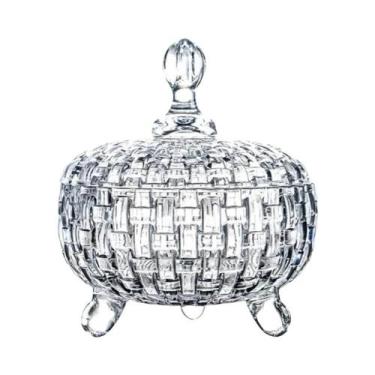 Imagem de Pote De Vidro Colorido Estilo Europeu Para Doces, Decoração De Mesa, C