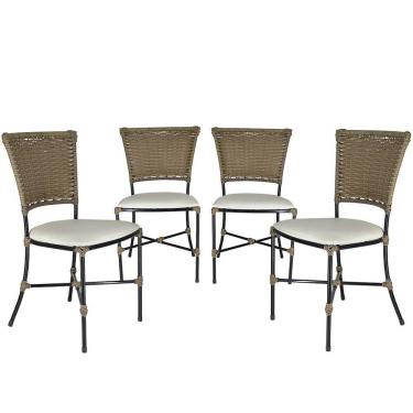 Imagem de Sala De Jantar Cadeiras Gramado Pequi Em Fibra Sintética