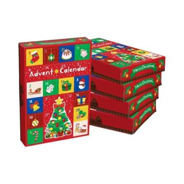 Imagem de Kit De Caixas De Calendário De Contagem Regressiva De Natal DIY Divert