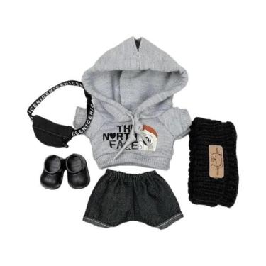 Imagem de Conjunto De Roupas Para Bonecas Labubu: Moletom E Calças - Acessórios 