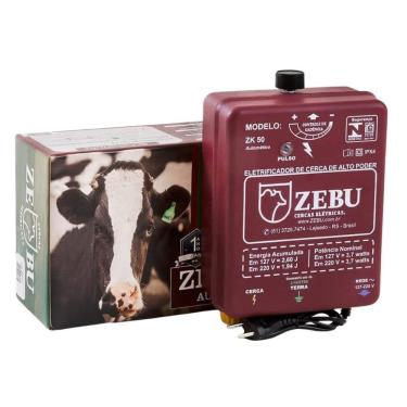 Imagem de Eletrificador Elétrico de Cercas Médias Propriedades Até 25.000m ZK50 Bivolt - ZEBU 3531-9