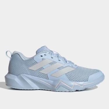 Imagem de Tênis Adidas Rapidmove Go Trainer Feminino, Azul, Cinza, 39