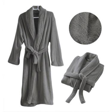 Imagem de Roupão Adulto Benévola Premium Antialérgico Unissex Confortável Macio Luxo Frio Quentinho Original-Unissex