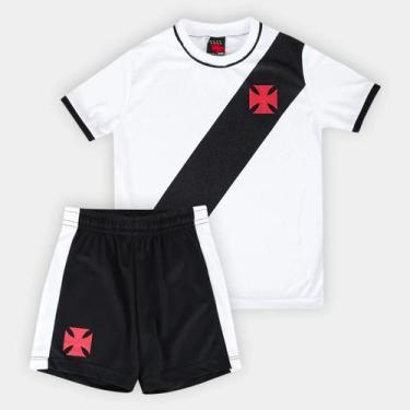 Imagem de Conjunto Infantil Vasco da Gama Camiseta e Shorts Oficial - Braziline,