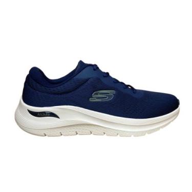 Imagem de Tenis skechers arch fit 2.0 ref 232700br masculino, 39, Azul, Marinho