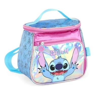 Imagem de Lancheira escolar stitch roxo la42413sc luxcel stitch, M, Roxo