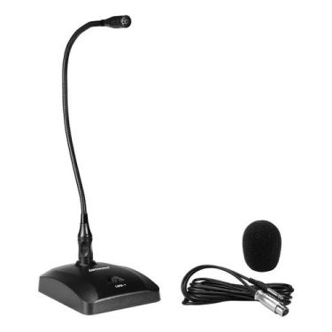 Imagem de Microfone Gooseneck Com Haste 46cm Profissional Para Púlpitos Igrejas 