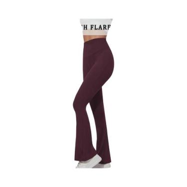 Imagem de Calças De Yoga Femininas De Cintura Alta Com Controle De Barriga, Legg