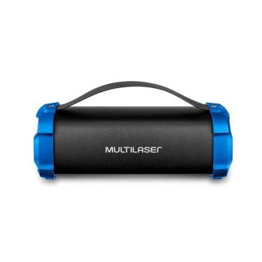 Imagem de Caixa de Som Multilaser Bazooka Bluetooth 50W - SP350 - Preto com Azul