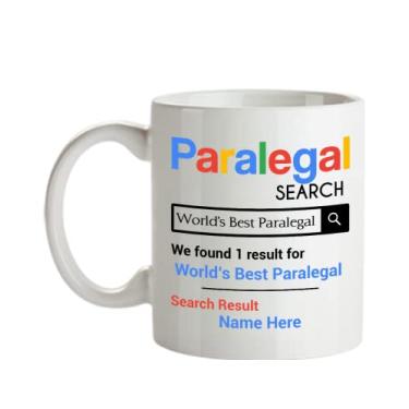 Imagem de Caneca paralegal personalizada - Presentes paralegais personalizados - paralegal - Personalizado com seu nome paralegal - Caneca de café de 445 ml