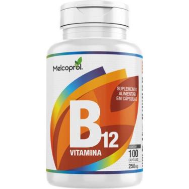 Imagem de Vitamina B12 100 Cáps 250 Mg - Melcoprol