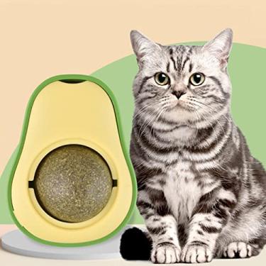 Imagem de Lamber Gato Interativa - Brinquedos Catnip Catnip Comestíveis | 2 Pcs Em Forma Abacate Gato Dentes Limpeza Brinquedos Interativos | Brinquedos Para Lamber Guloseimas