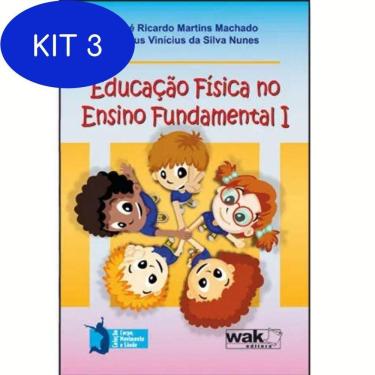 Imagem de Kit 3 Livro Educação Física No Ensino Fundamental I