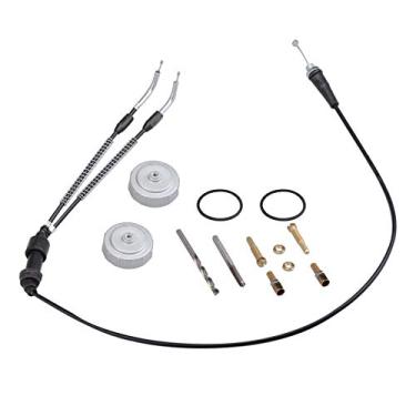 Imagem de Mallofusa Tors Kit de remoção de cabos de acelerador parafusos inativos para Yamaha Banshee 1987-2006 Thumb Throttle Cable