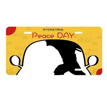 Imagem de DIYthinker Kung Fu Arte Marcial Chinesa Shaolin Stick Placa Placa Placa Decoração Carro Dia da Paz