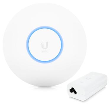 Imagem de Kit Fonte Injetor PoE Ubiquiti + Access Point Ubiquiti UniFi® 6 Lite - 1350Mbps - Gigabit