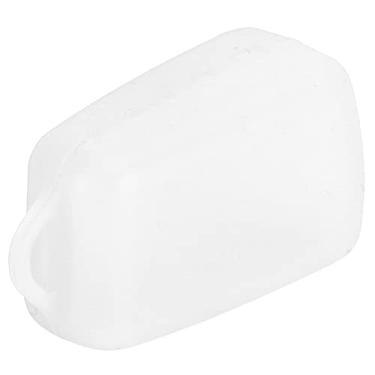Imagem de Capa protetora de escova de dentes de silicone Garosa Capa protetora para cabeça de escova de dentes de viagem Protetor para casa e ao ar livre (branco transparente), kit de escova de dentes