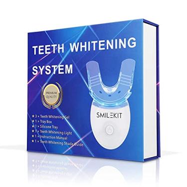 Imagem de IMMIYA dentes branqueamento kits profissionais dental produtos ferramenta sorriso kit peróxido 44% gel oral pequena luz azul frete grátis
