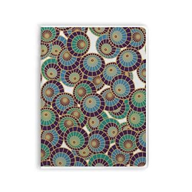 Imagem de Blue Art Guarda-chuva Ukiyo-e Japão, capa de chiclete, Diário de capa macia