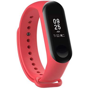 Imagem de Pulseira Colorida De Silicone Flexível Para Xiaomi Mi Band 5 Proteção - Danet (Vermelha)
