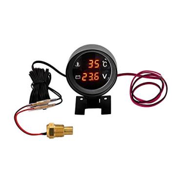Imagem de Sensor de Temperatura para Moto e Voltímetro de Voltagem, 2 em 1 12.0V 24V, Btuty