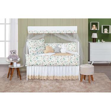 Imagem de Kit De Berço Masculino Dino 13 Pecas Kit Americano Para Bebe