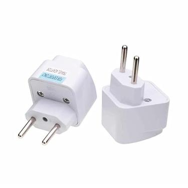 Imagem de Adaptador De Tomada Universal Padrão Europeu UK Para Brasileiro Bivolt 10a Benjamin Internacional Com Plug Nacional Portátil Para Viagens