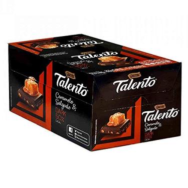 Imagem de Chocolate Talento Dark Caramelo e Sal 75g c/15 - Garoto
