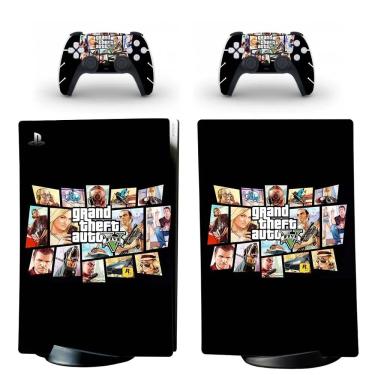 Imagem de Grand Theft Auto GTA 5 Edição Digital Adesivo de pele  decalque para PlayStation 5  Console e 2