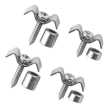 Imagem de Musiclily Metal Rebaixador de Cordas Tipo Gaivota para Guitarra Fender Strat/Tele, Cromado (Conjunto de 2) to de 2)