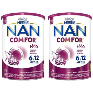 Imagem de Fórmula Infantil Comfor Hmo Nan Nestlé 1,2Kg - 2 Unidades