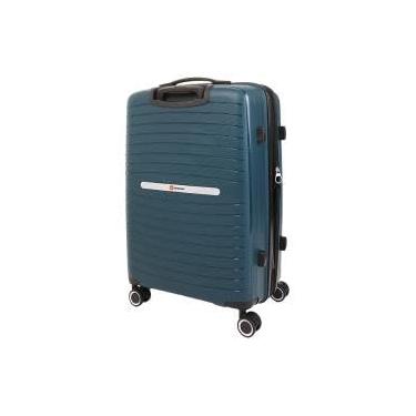 Imagem de Mala De Viagem Média 23Kg Com Estojo 12 Garrafas Glarus M (Verde)