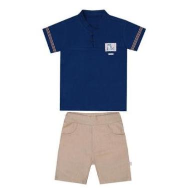 Imagem de CONJUNTO CAMISETA BERMUDA TUBARÃO LE BHUA-Masculino