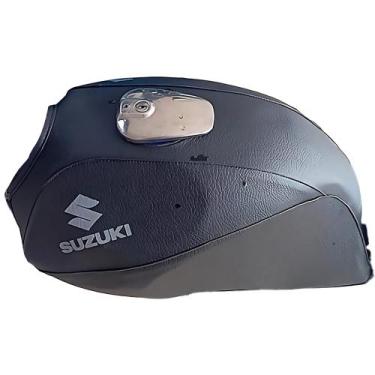 Imagem de Capa Do Tanque Moto Suzuki Yes 125 2004 - 2015 Azul Cinza Vermelha Pre