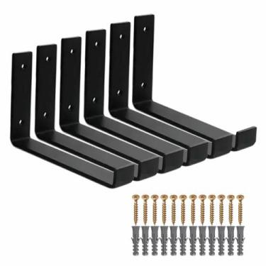 Imagem de Kit 6 Peças Mão Francesa Invertida 30cm Ferro Resistente - Copar