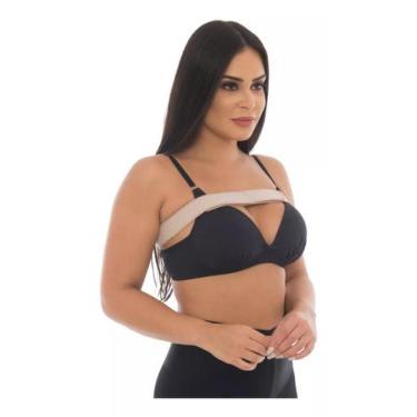 Imagem de Faixa Para Mama Pós Cirurgica Posicionadora Seios Estreita - MODEL FOR
