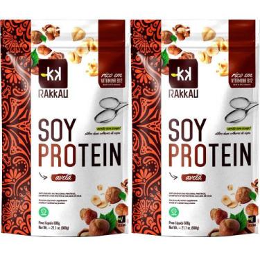 Imagem de Kit 2 Soy Protein Avelã Rakkau 600g - Vegano - Proteína