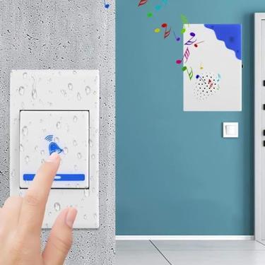 Imagem de Campainha Sem Fio 36 Sons Ding Dong Bivolt Branco - Maxmidia