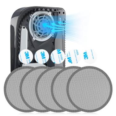 Imagem de 5 peças de filtro de poeira para ventilador de resfriamento PS5 protetor de poeira para PlayStation 5 Ps5 ventilação respirável acessórios de console de ventilador