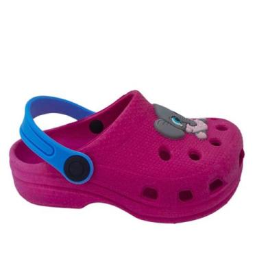 Imagem de Sandália Feminina Infantil Babuche Menina Chinelo Escolar Elefante Cor