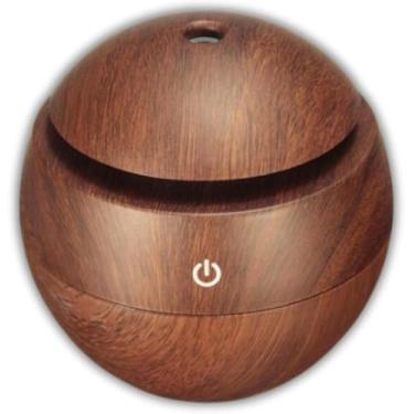 Imagem de Umidificador e Aromatizador Ultrassônico 130ml com LED Colorido – Purificador de Ar Compacto para Ambientes