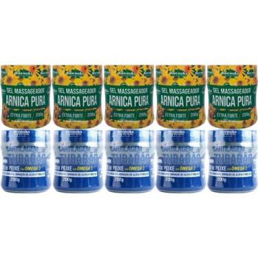 Imagem de Revenda 5 Gel Arnica Pura 200g + 5 Gel Cartilagem de Tubarão - Rhenuks