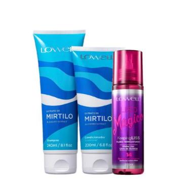 Imagem de Kit Lowell Extrato de Mirtilo Home Care Termoativado (3 Produtos)