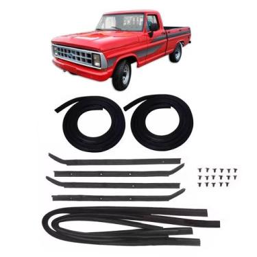 Imagem de Kit Borracha Porta Canaleta Pestana F100 F1000 F4000 72 A 92 - Superce