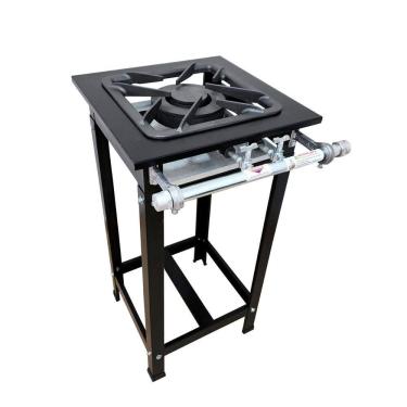 Imagem de Fogão Industrial 1 Boca Dupla Cefaz Linha Gold Inox 304 Baixa Pressão CFZG-114