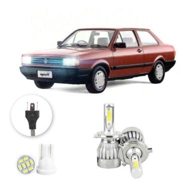 Imagem de Lampadas Led Volkswagen Voyage 1987 A 1990 H4 20000lm - V10, Branco