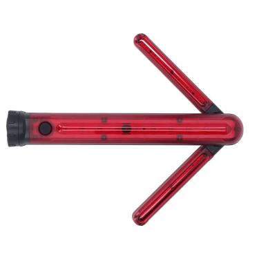 Imagem de Focket LED para bastão de segurança rodoviária com seta giratória, luz vermelha, USB