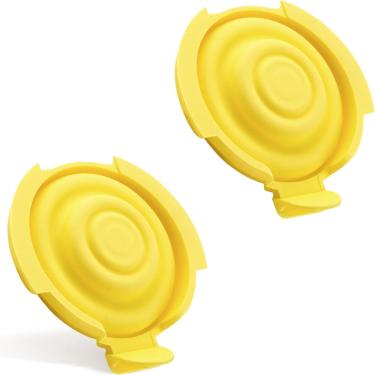 Imagem de Pacote com 2 membranas de silicone compatível com bombas de mama Medela