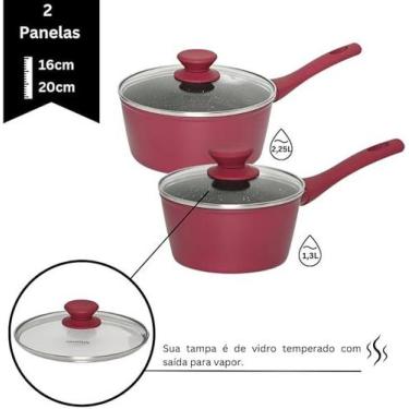 Imagem de Jogo De Panelas Completo Inox Aço Cirúrgico 21 Peças - nakasaki