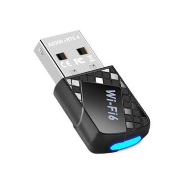 Imagem de AX900 Adaptador USB WiFi 6 Bluetooth 5.4, Dongle 2 em 1, banda dupla, 2,4 G e 5 GHz, receptor sem fio, sem driver para Windows 10/11